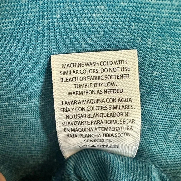 SwissTech short Sleeve Polo shirt. Baby Turquoise Heather Size Large - Picture 7 of 9
